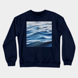 New Depths - lake water painting Crewneck Sweatshirt